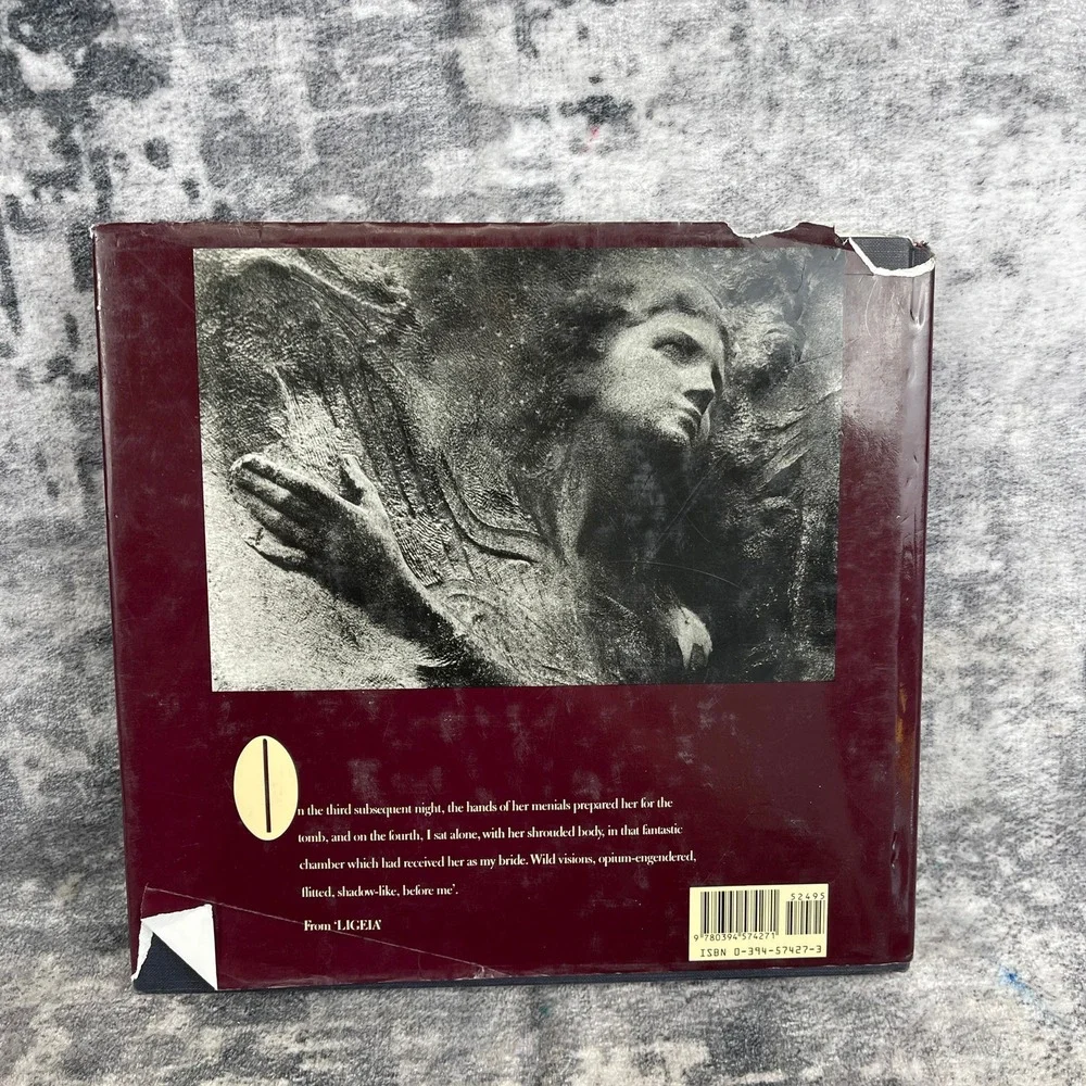 Vtg Visions of Poe Simon Marsden‎ Edgar Allan Gothic Photo Hardcover Book